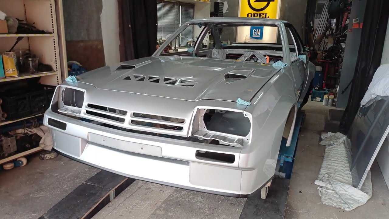 Opel Manta 400 C20LET body off restoration part 8 (back from the body shop)