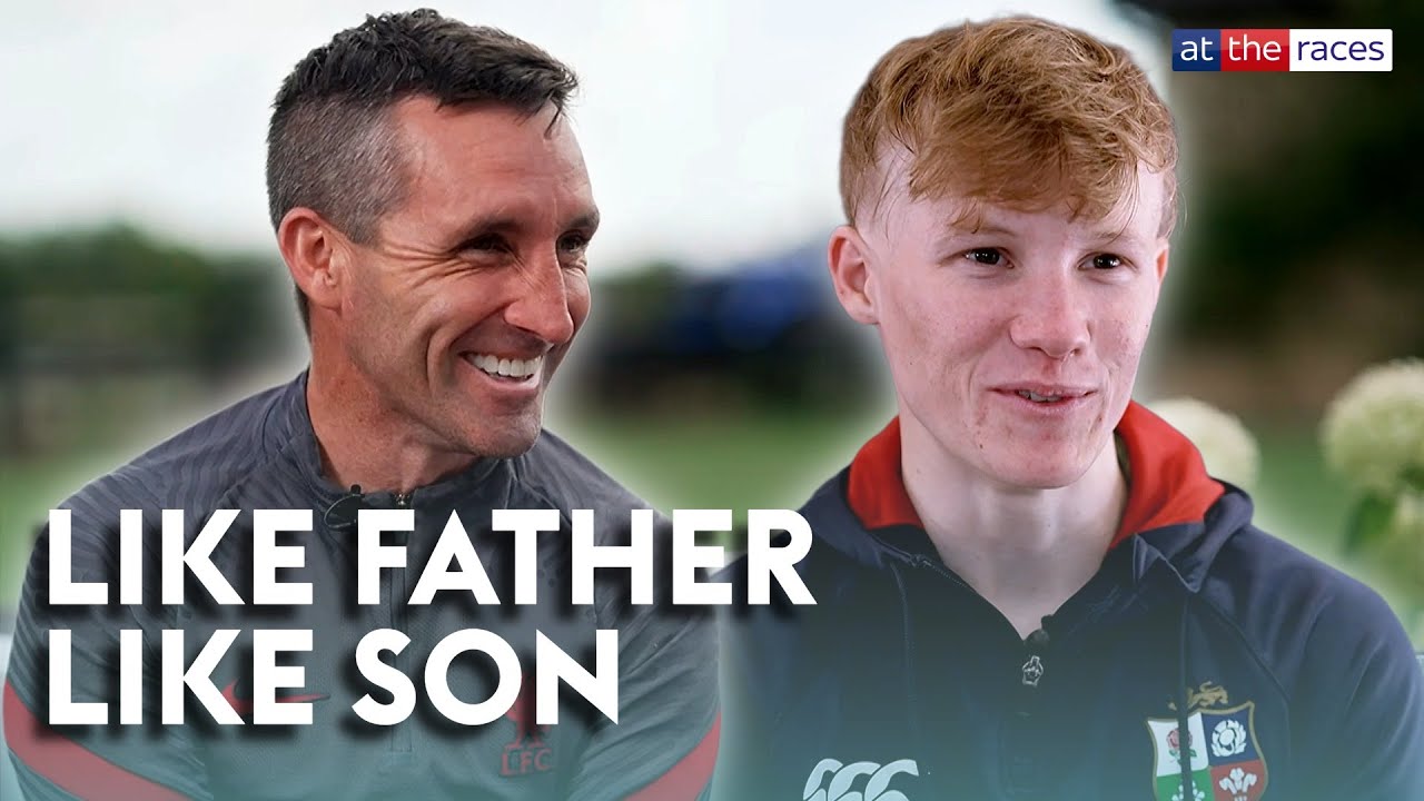 'I'm not having this!' | Neil Callan and son Jack love battling it out in a close finish!