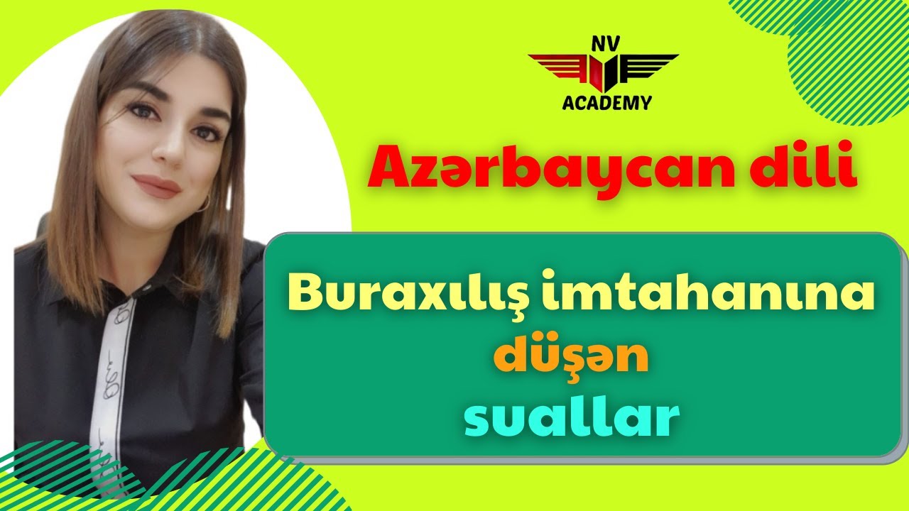 Azərbaycan dili. Buraxılış imtahanına düşən suallar