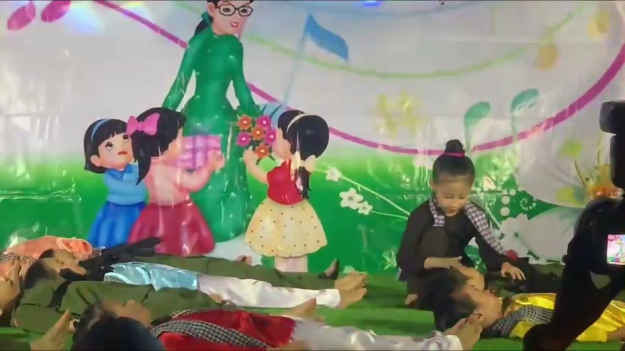 Hoạt cảnh Cô gái mở đường - Huyền thoại mẹ mầm non - Lớp lá 3