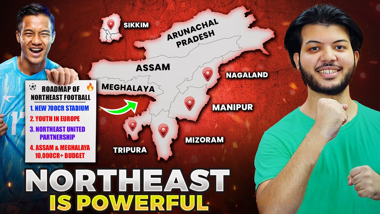 NORTHEAST FOOTBALL ROADMAP IS WORLD CLASS🔥 | MEGHALAYA 700CR STADIUM IS INSANE 