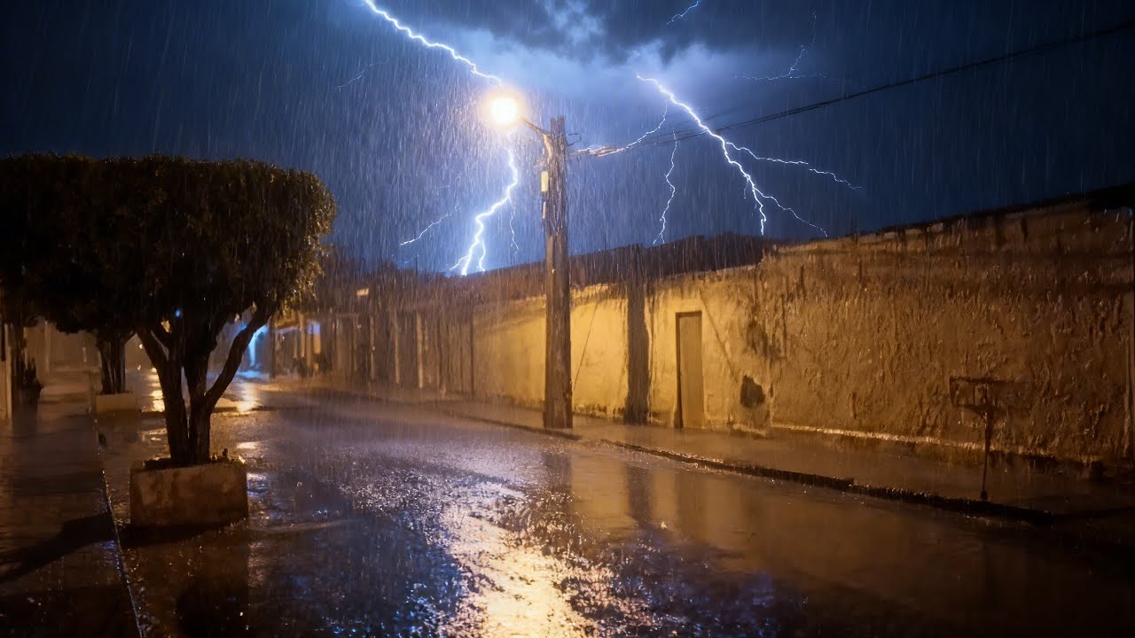Chuva Forte na Durante a Noite Deixa Moradores de Santana do Ipanema-AL, em Alerta @oparaiso7978 