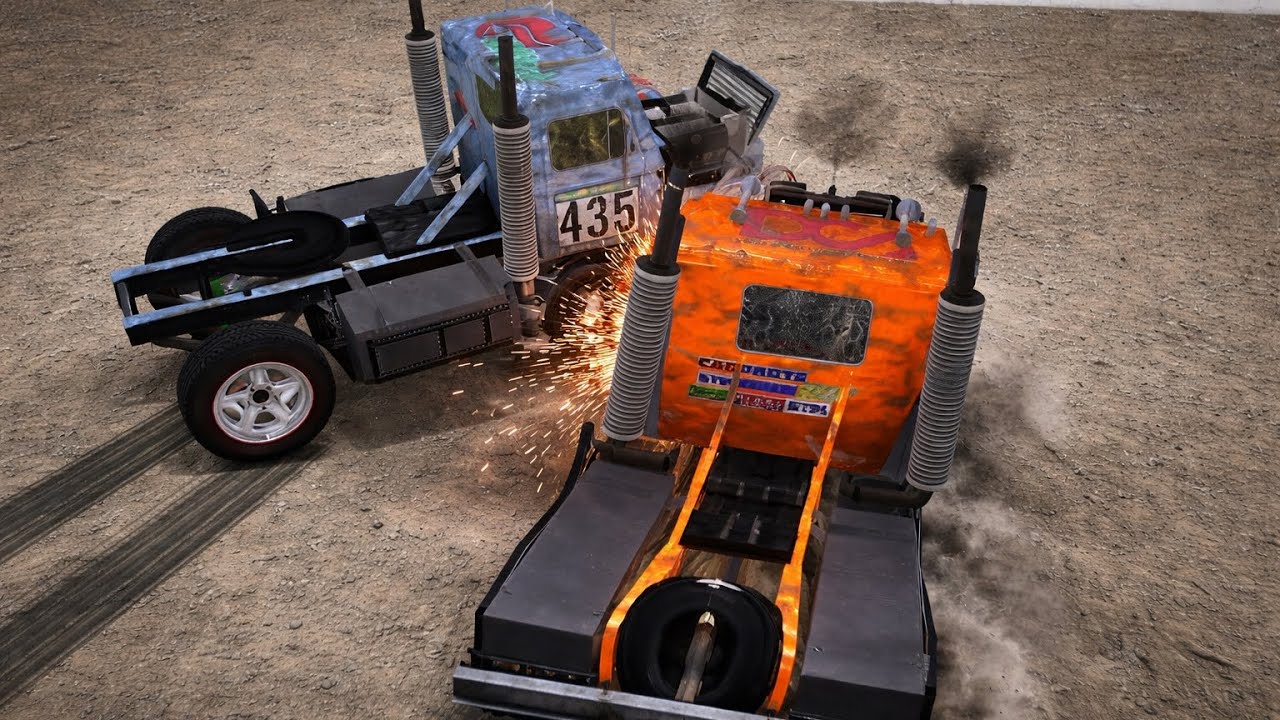 Demolition Derby 3 – Brutal Truck Collision & Massive Destruction (No Commentary)