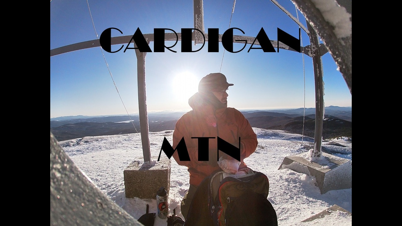 Split boarding Mt. Cardigan
