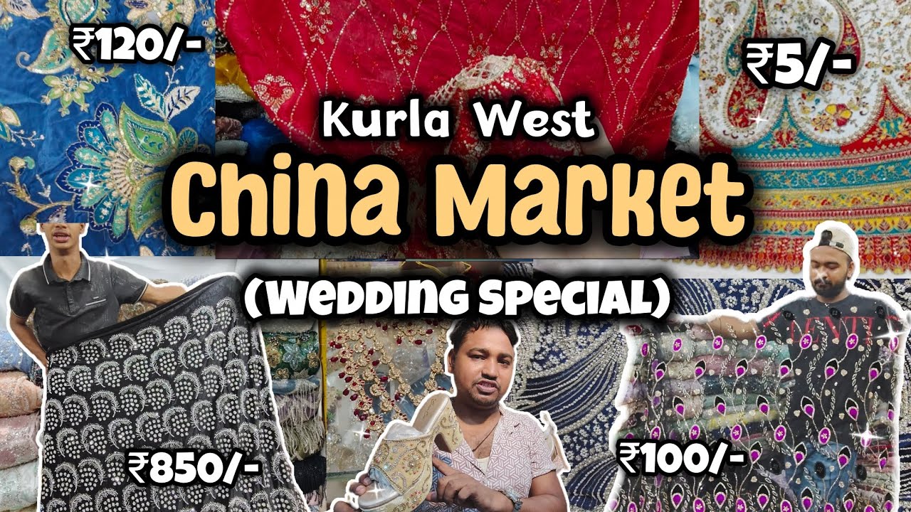 China Market of Kurla| Wedding Special Market in Mumbai| Wedding Clothes Market#explore#shopping