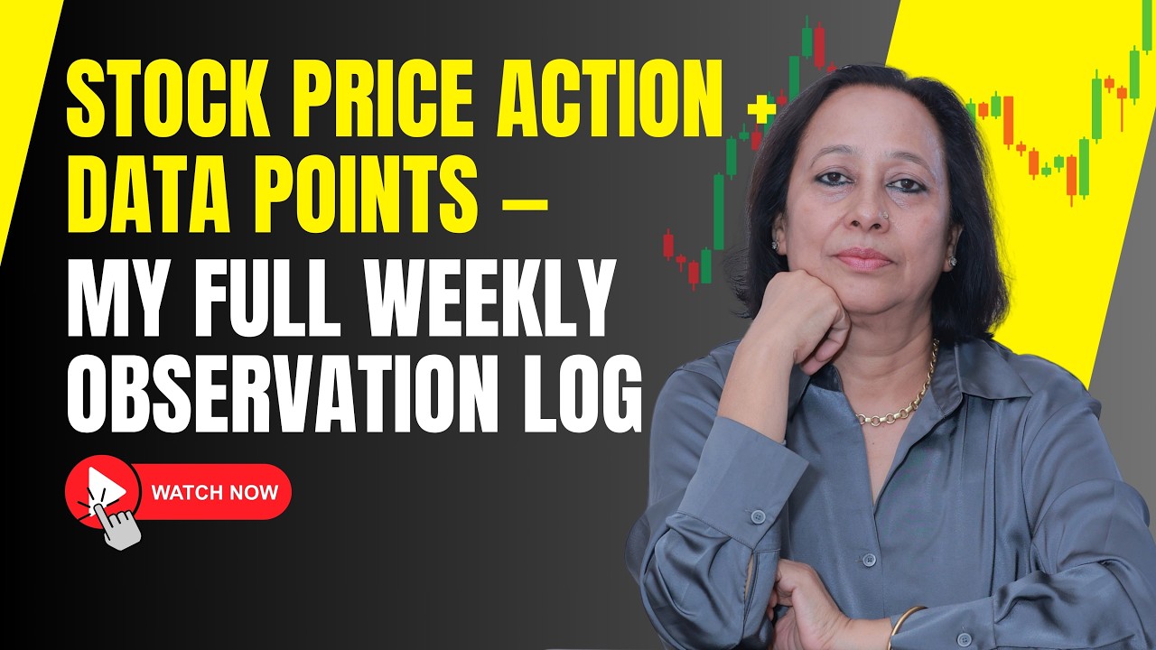 StockPro | Stock Price Action + Data Points &mdash; My Full Weekly Observation Log