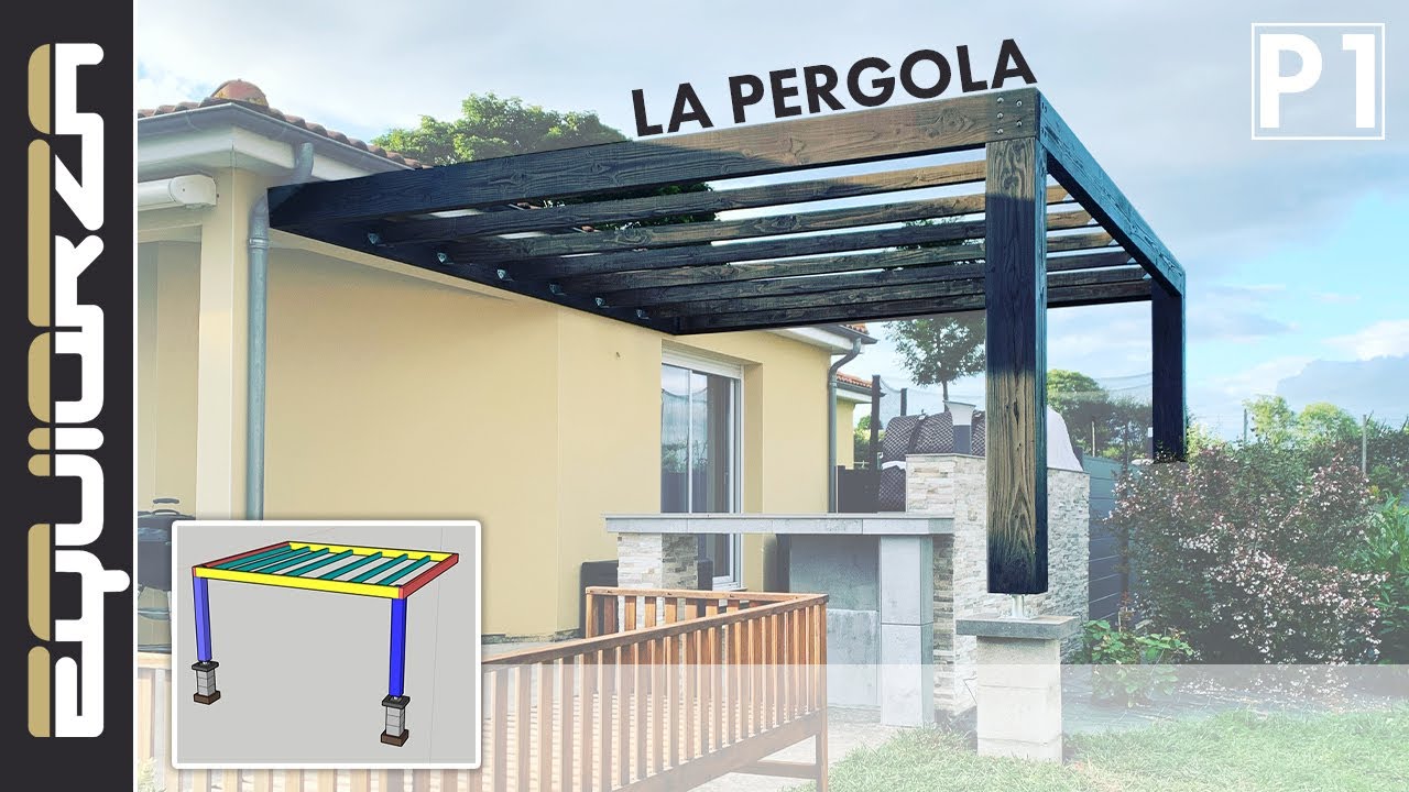 Une pergola pour couvrir ma cuisine extérieure - P1