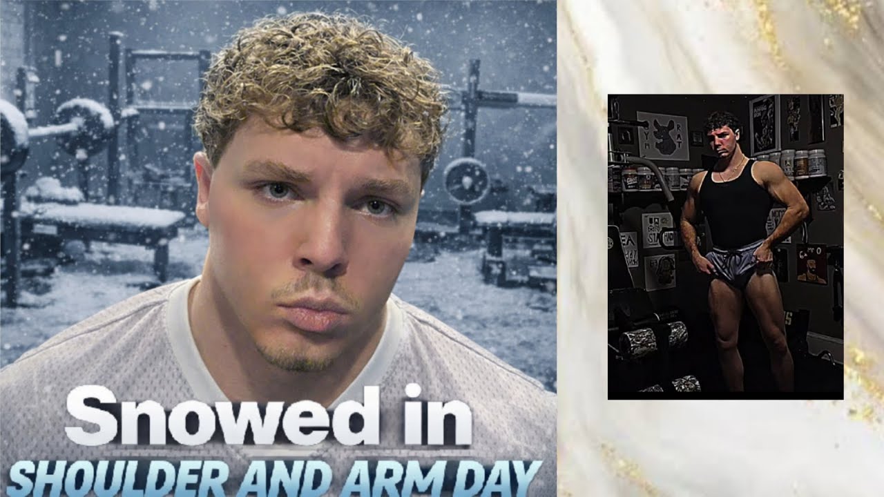Snowed in Shoulder and Arm Day 