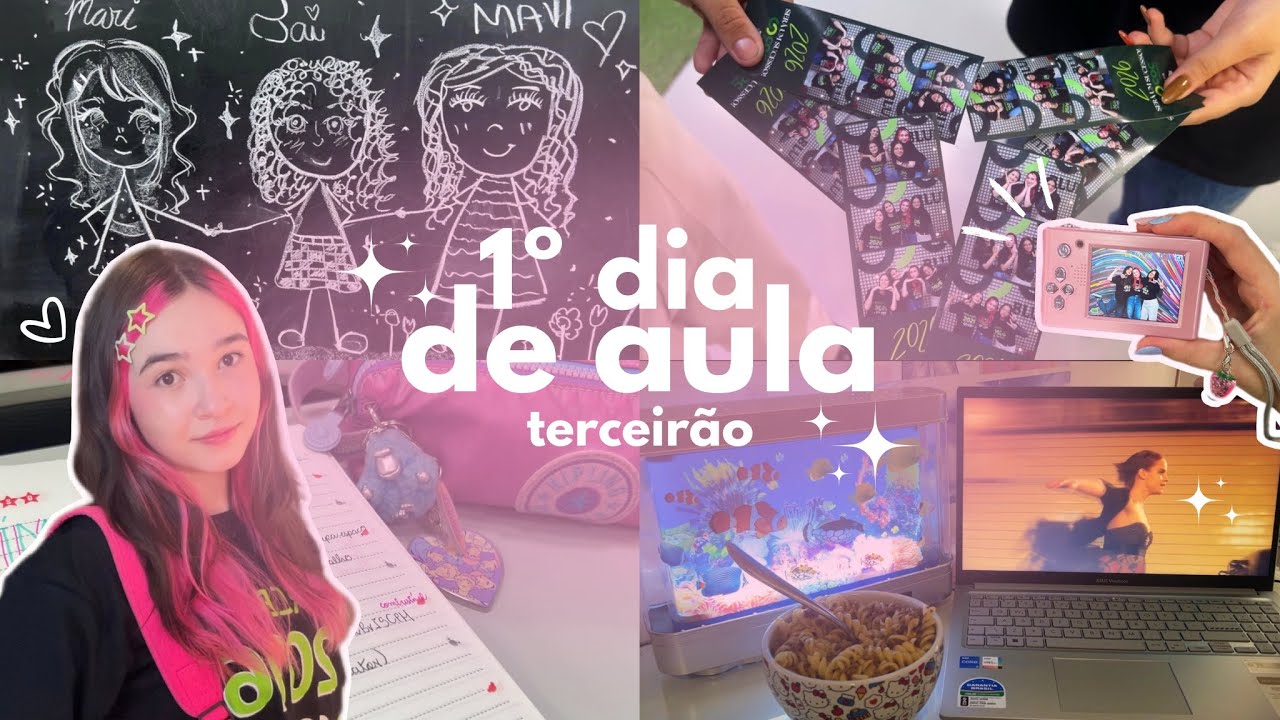⭐️ VLOG | meu primeiro dia de aula no terceirão!