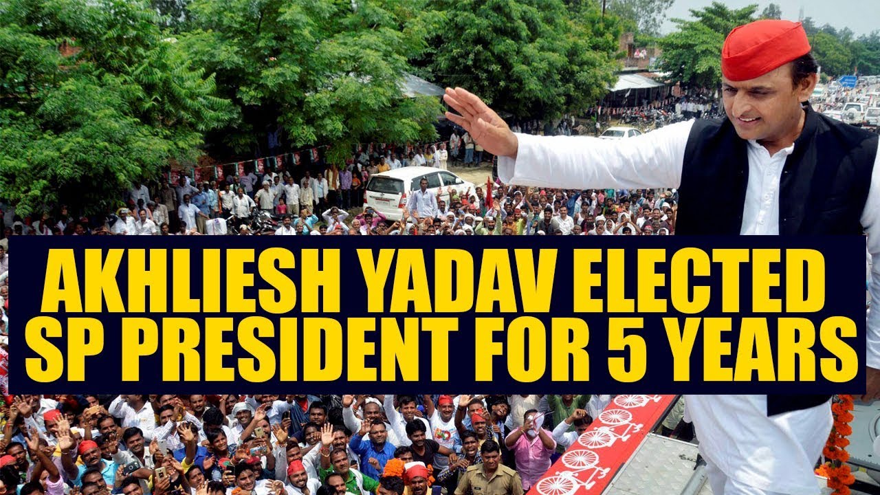Akhilesh Yadav re-elected as Samajwadi Party's national president for a five-year term | Oneindia