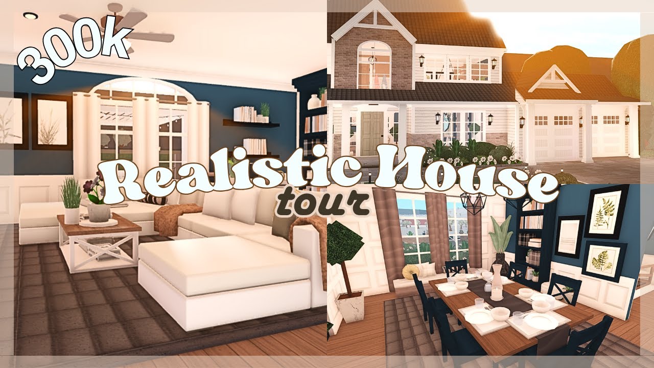 Realistic RP House🧼 || Bloxburg Plot Tours #bloxburg #bloxburgbuilds #bloxburgspeedbuild