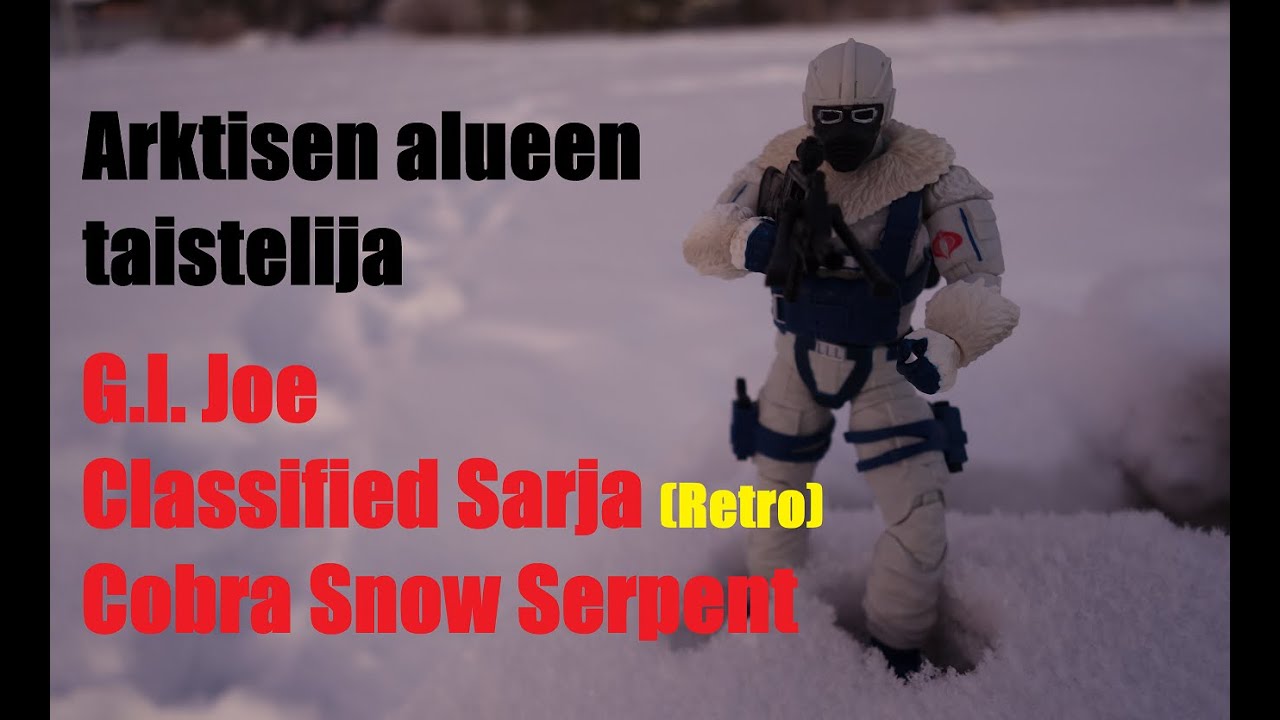 Action Figuuri Arvostelu: G.I. Joe Classified Sarja | Snow Serpent | Retro Versio #gijoeclassified