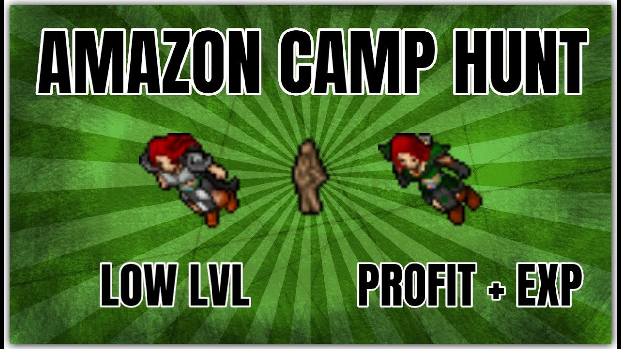 Amazon Camp Venore Hunt | lvl 8 + | Tibia FACC