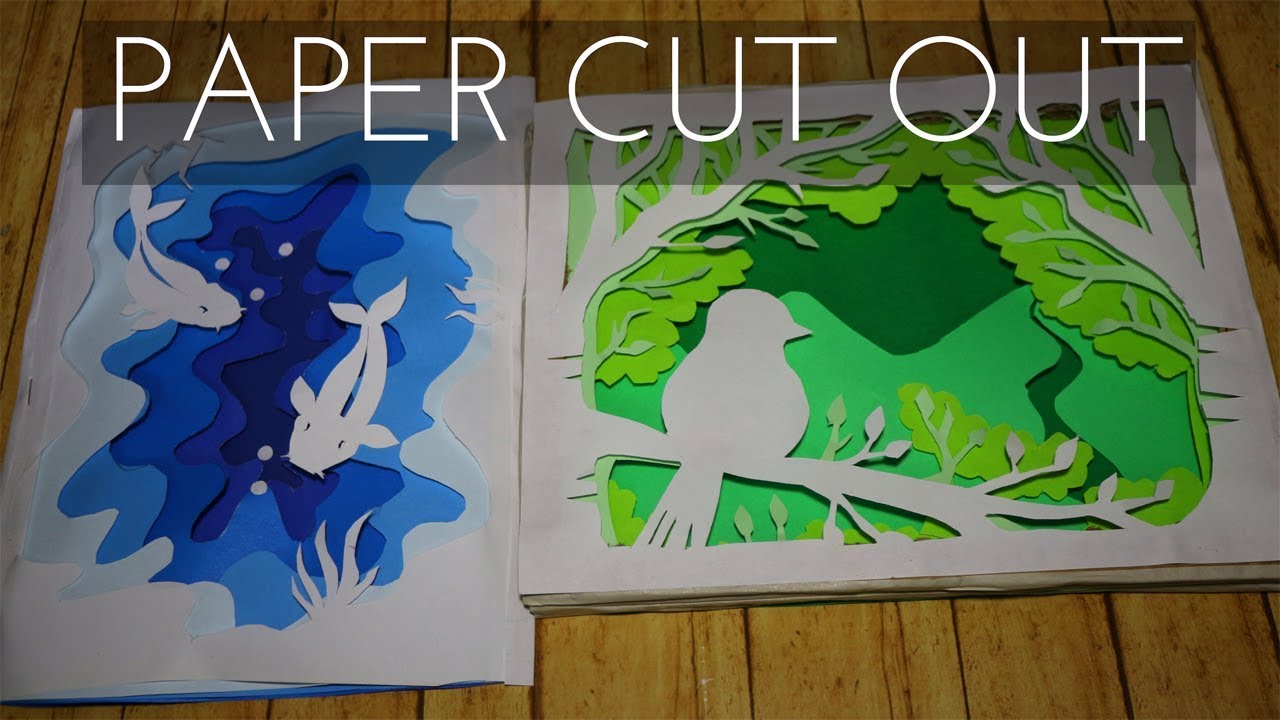 Paper cut out | Cuadros en 3d | DIY