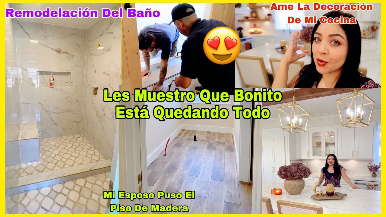 Les Muestro Que Bonito Está Quedando Todo😍Remodelación Del Baño-Ya Decore Mi Cocina Para Otoño 🍁 