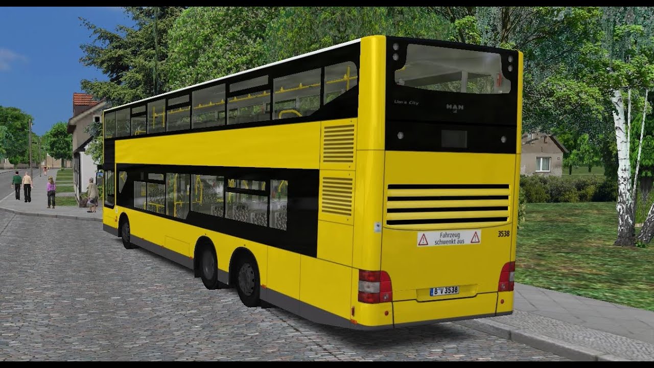 OMSI 2. Add-On - Berlin X10, Line 625, Man Lion's City DD. Part 2