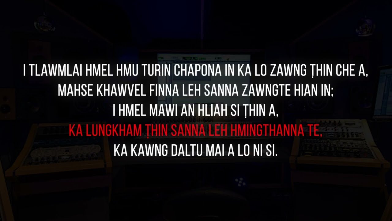 A Hmel Mawi Min Hmuhtirtu KARAOKE Liandingpuii