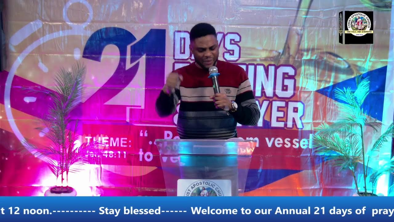 2026 Annual 21 Days Fasting and Prayer, Day 2