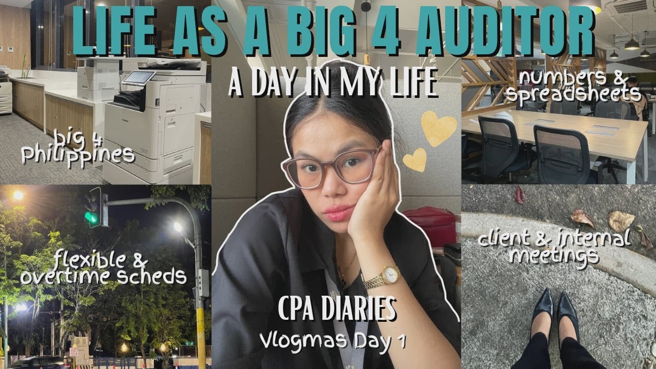 cpa diaries 🌹 a day in my life as a big 4 auditor (spreadsheets, meetings, etc) vlogmas day 1 🎄