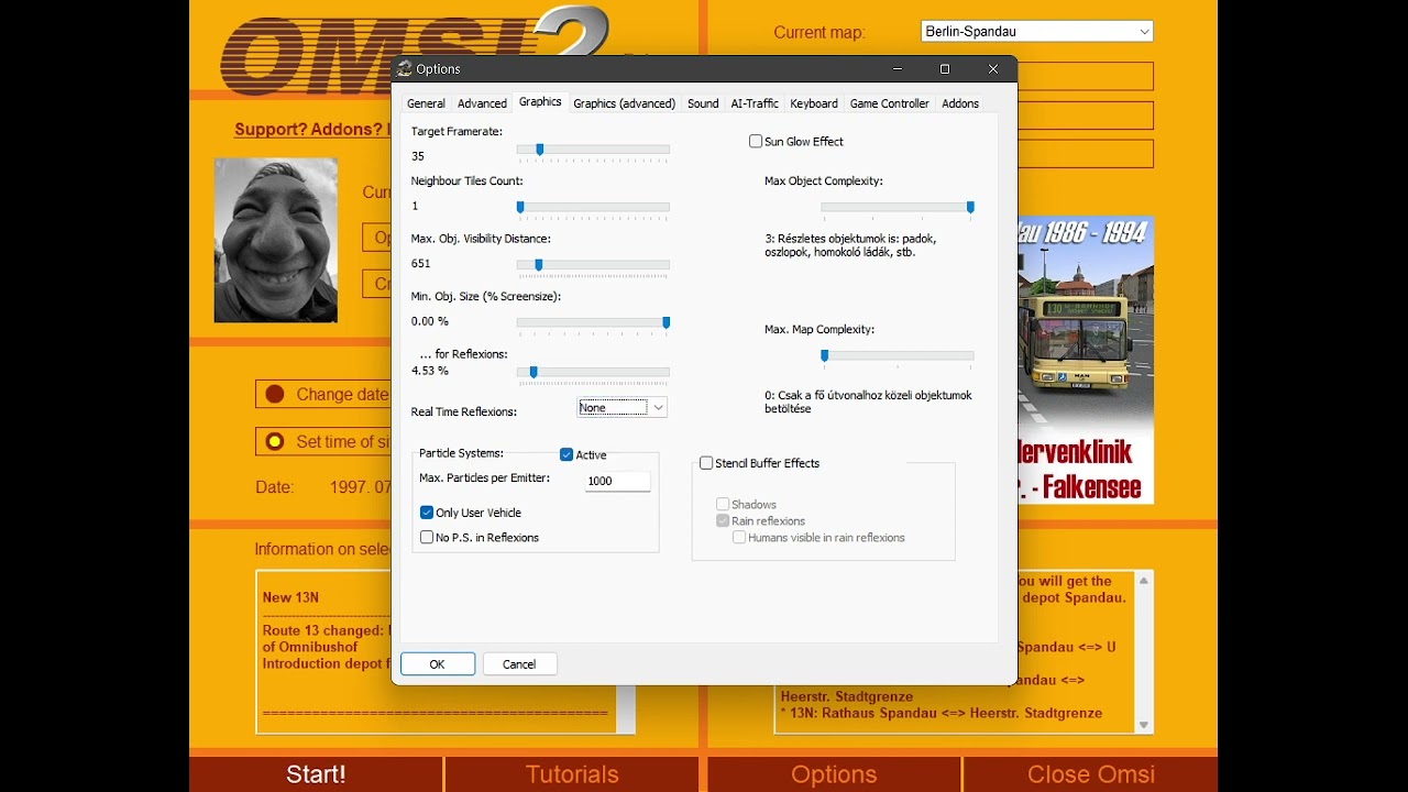 How to tweak OMSI settings to make your potato pc faster!