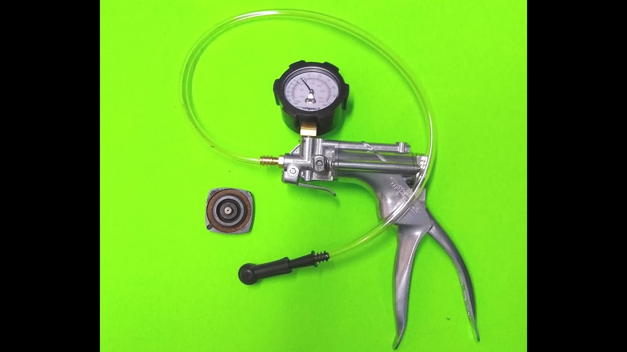 Pressure/Vacuum testing McCulloch fuel cap