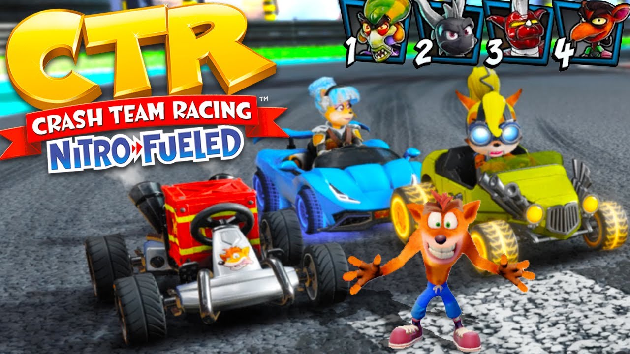 Crash Team Racing: Nitro-Fueled - 4 characters | Online Races #141
