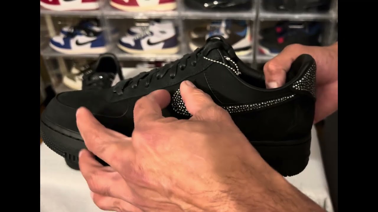JA LUXE SWAROVSKI AIR FORCE 1 COLAB
