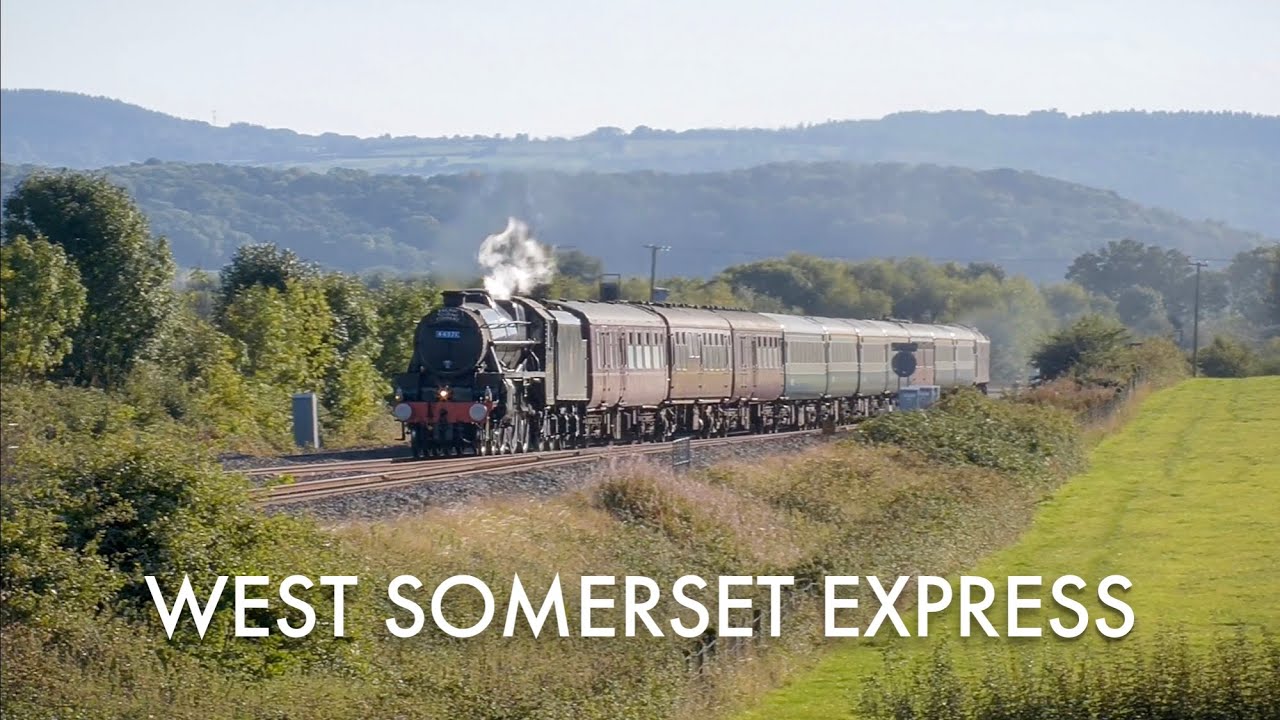 London Paddington to Minehead: 44871 hauls the final West Somerset Steam Express - 2024