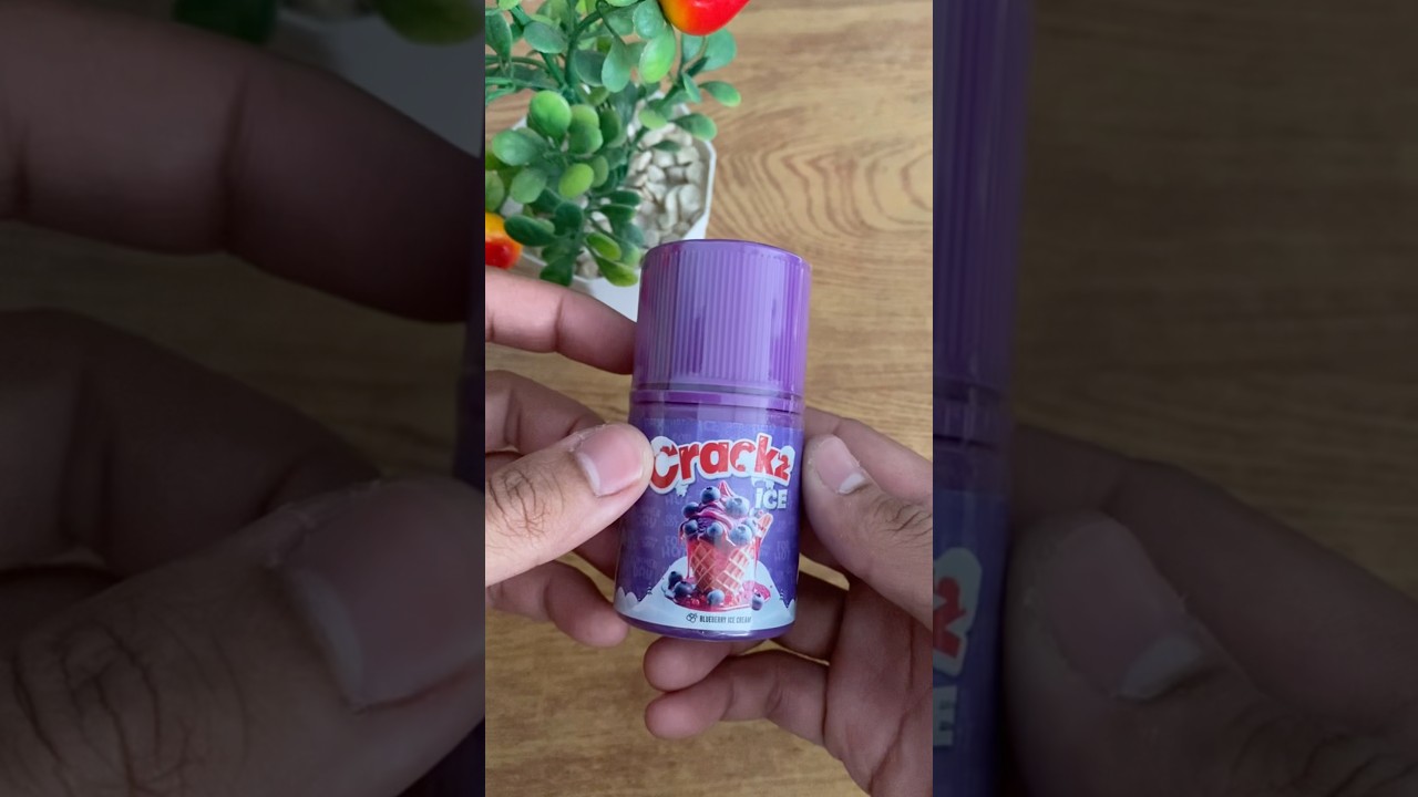 CRACKZ ice blueberry ice cream X NITROUS gundam #liquid #rda #vape