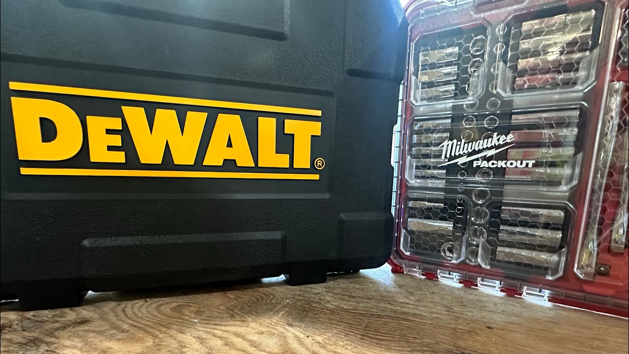 Dewalt VS Milwaukee Battle! Socket sets!