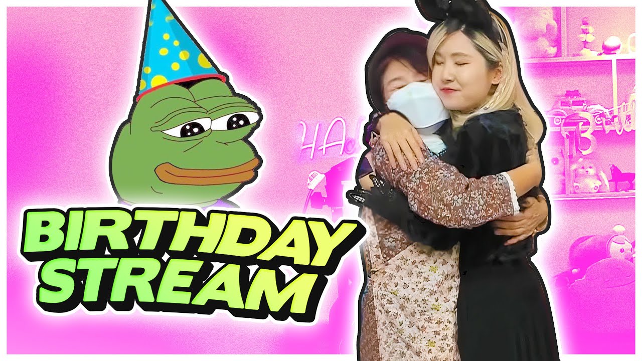 How my mom SAVED HAchuMart... - Birthday Stream