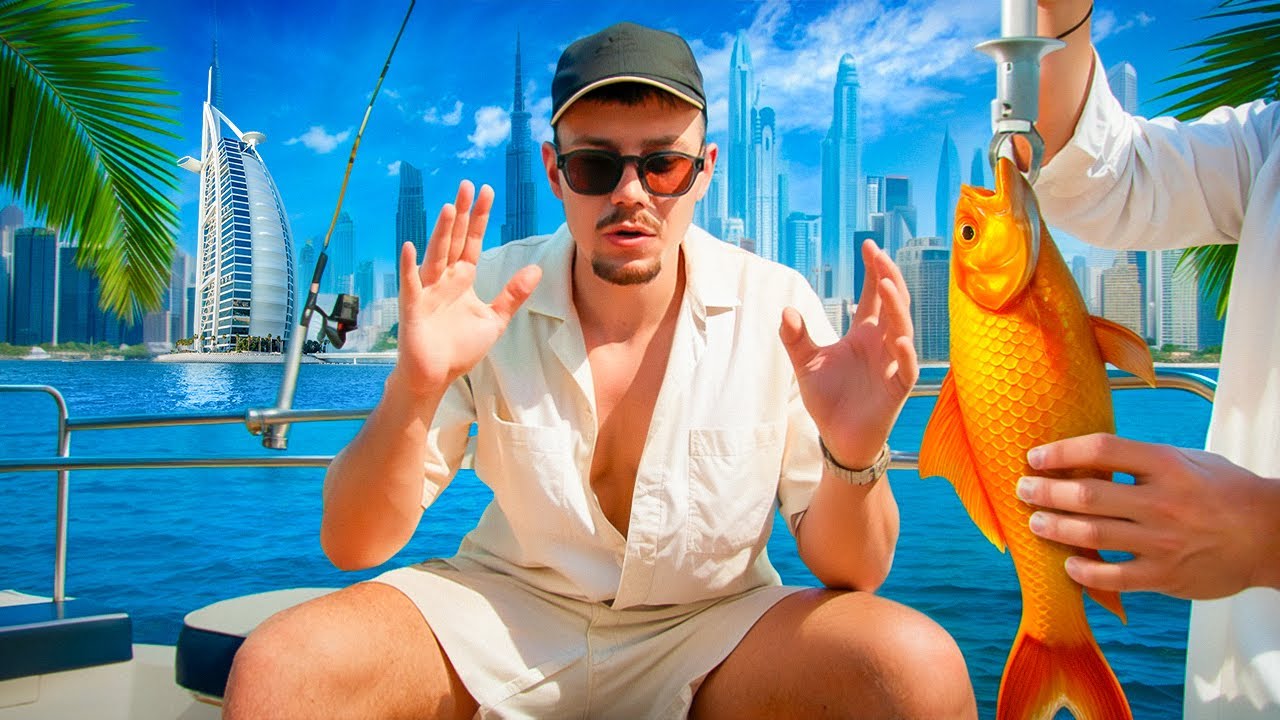 ČECH ŽIJÍCÍ V DUBAJI JDE NA RYBAŘENÍ VEDLE NEJVYŠŠÍ BUDOVY SVĚTA 😳🎣