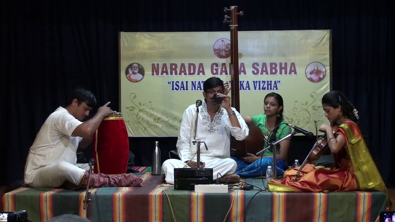 Carnatic Vocal | Aditya Narayanan | Isai Natya Nataka Vizha 2017 | Narada Gana Sabha