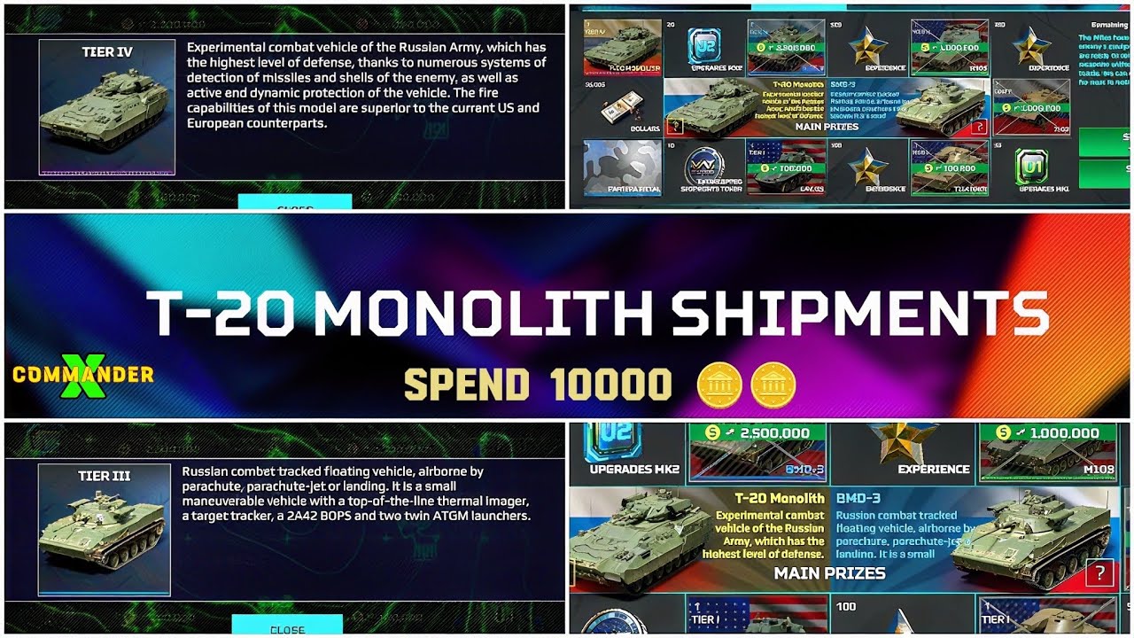 MWT New Shipments T20 Monolith & BMD_3 Spin | MWT Tank Battles 