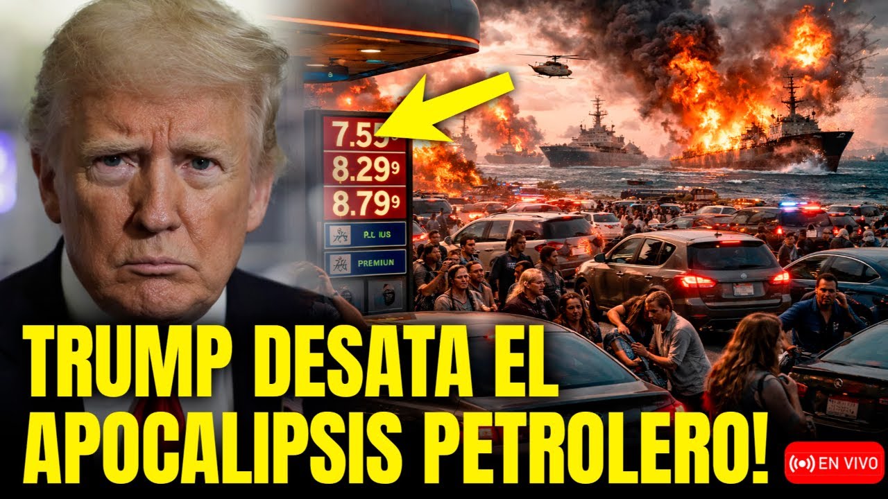 🚨 CAOS EN EL MERCADO: Trump Explota Ormuz y la gasolina alcanza niveles Históricos.