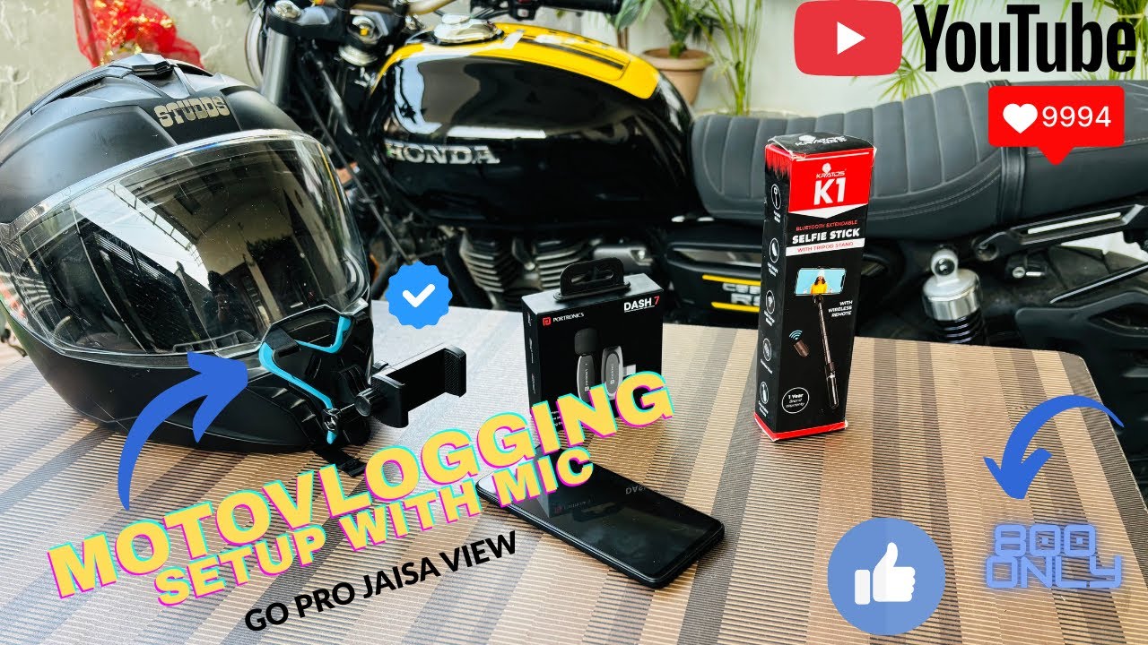 𝐌𝐨𝐬𝐭 𝐀𝐟𝐟𝐨𝐫𝐝𝐚𝐛𝐥𝐞 𝐏𝐡𝐨𝐧𝐞 𝐌𝐨𝐭𝐨𝐯𝐥𝐨𝐠𝐠𝐢𝐧𝐠 𝐒𝐞𝐭𝐮𝐩🏍️ || 𝐇𝐨𝐰 𝐓𝐨 𝐌𝐨𝐮𝐧𝐭 𝐌𝐨𝐛𝐢𝐥𝐞 𝐎𝐧 𝐇𝐞𝐥𝐦𝐞𝐭📱