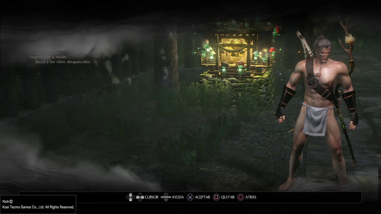 Nioh, AAA- de bonificación de daño como sumarlas y un arreglo fácil del herrero en el equipamiento.