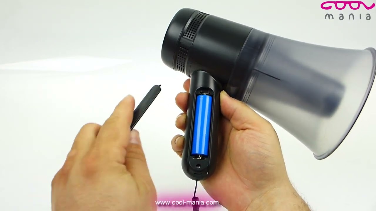 Mini megaphone - small bluetooth megaphone 30W with 600m range - support USB / SD(www.col-mania.com)