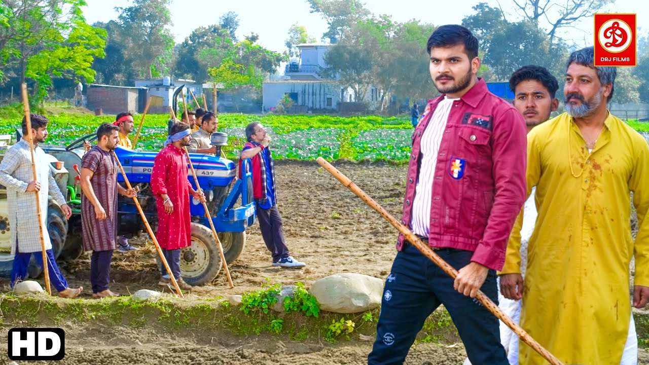 गुंडे कर रहे थे खेत पर जबरदस्ती कब्जा- अरविंद अकेला कल्लू ने की जमकर धुलाई - Jaan Best Action Scene
