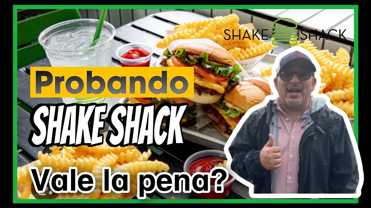 Probando las HAMBURGUESAS de Shake Shack en Orlando FL