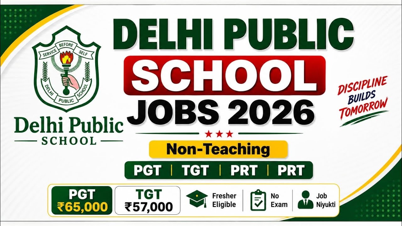 TOP SCHOOLS HIRING 2026-27 🚨 Teaching & Non-Teaching Jobs | Salary UPTO ₹65,000 | Apply Now| PGT TGT