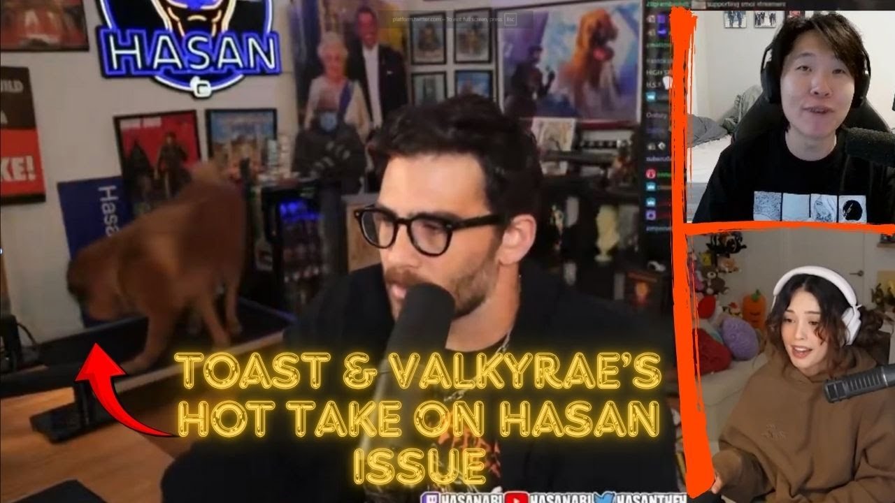 Disguised Toast Hot Take on the HASANABI's DOG KAYA Issue Valkyrae & Sydeon Also Comments on it