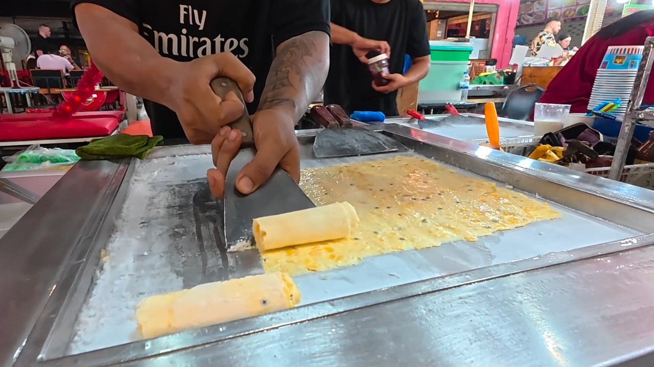 Mango Passionfruit Ice Cream Roll | Patong Thailand 🇹🇭