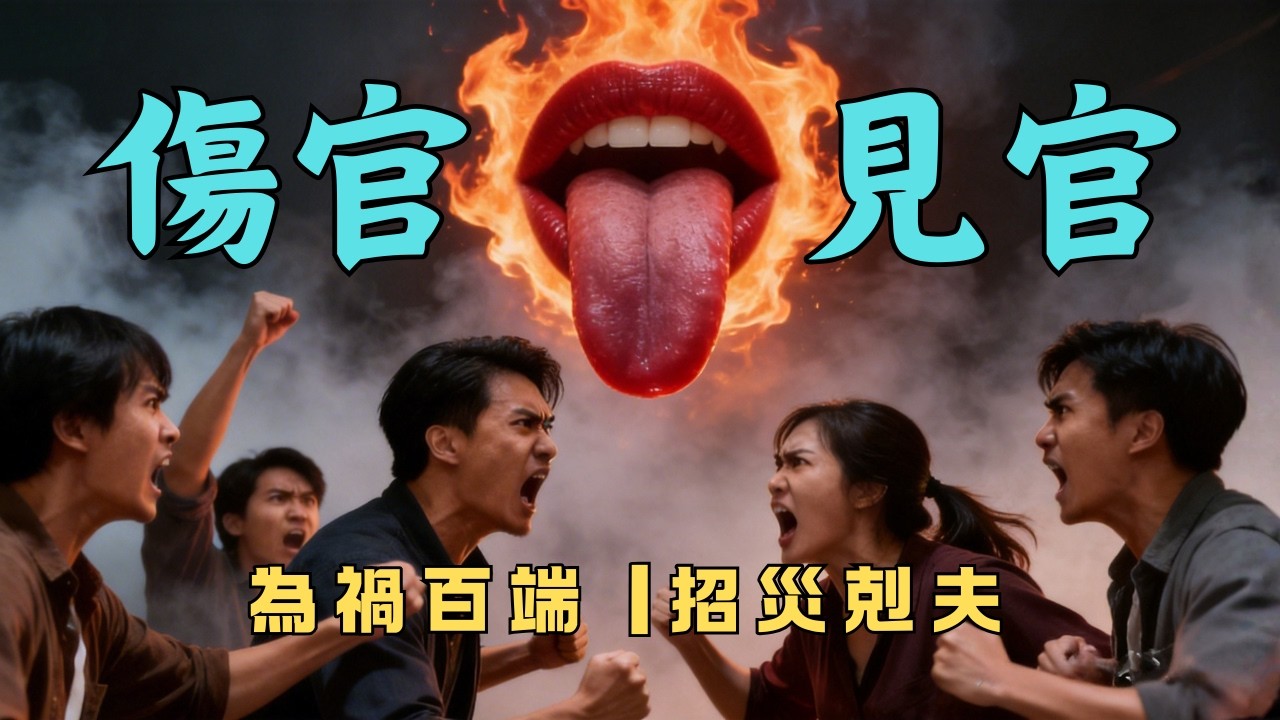 八字命盤中，「傷官見官」到底有多可怕？為禍百端、招災剋夫……通通都是……