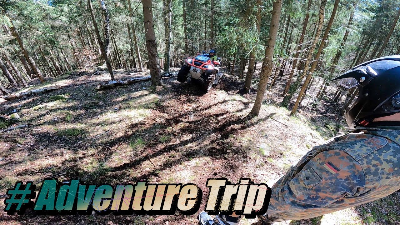 Super ATV Adventure and Trial Ride 🚀on Can am #climbing #4x4 #atv #ride #nature #xmr #canam #cz