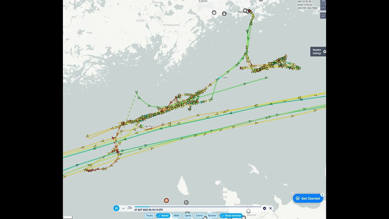 The mystery of Otso. Original capture from Marine Traffic