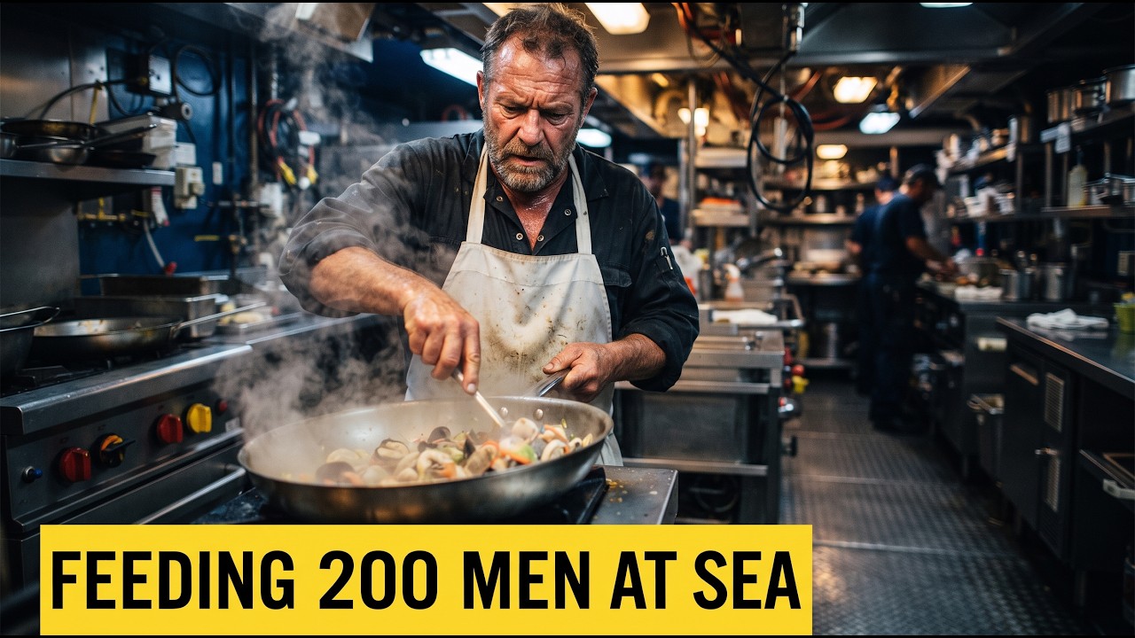 Кухня на нефтяной платформе: как накормить 200 человек в открытом море