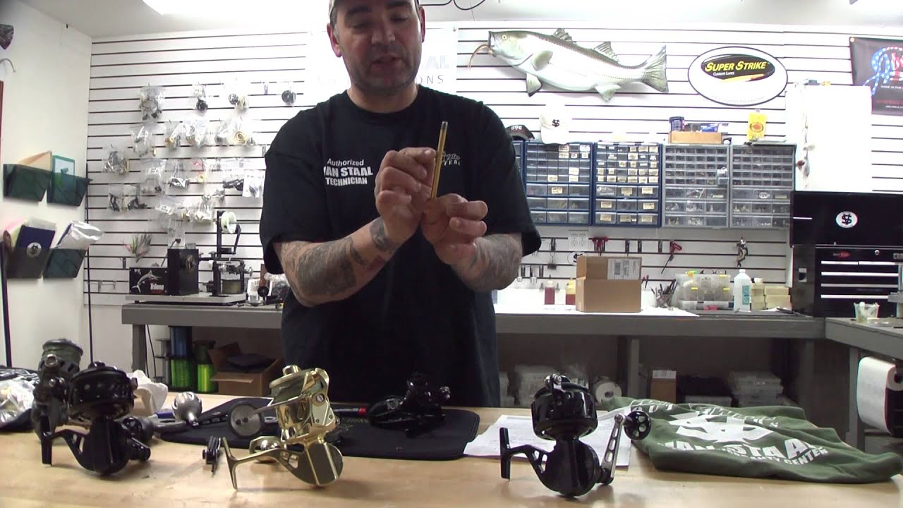 Van Staal Reel Technician walks you trough the whole process of servicing your Van Staal