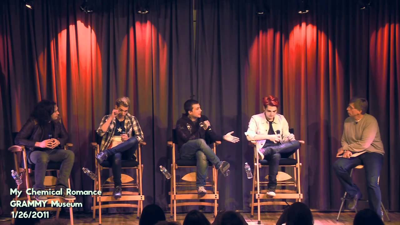 My Chemical Romance- The GRAMMY Museum Interview Part 1