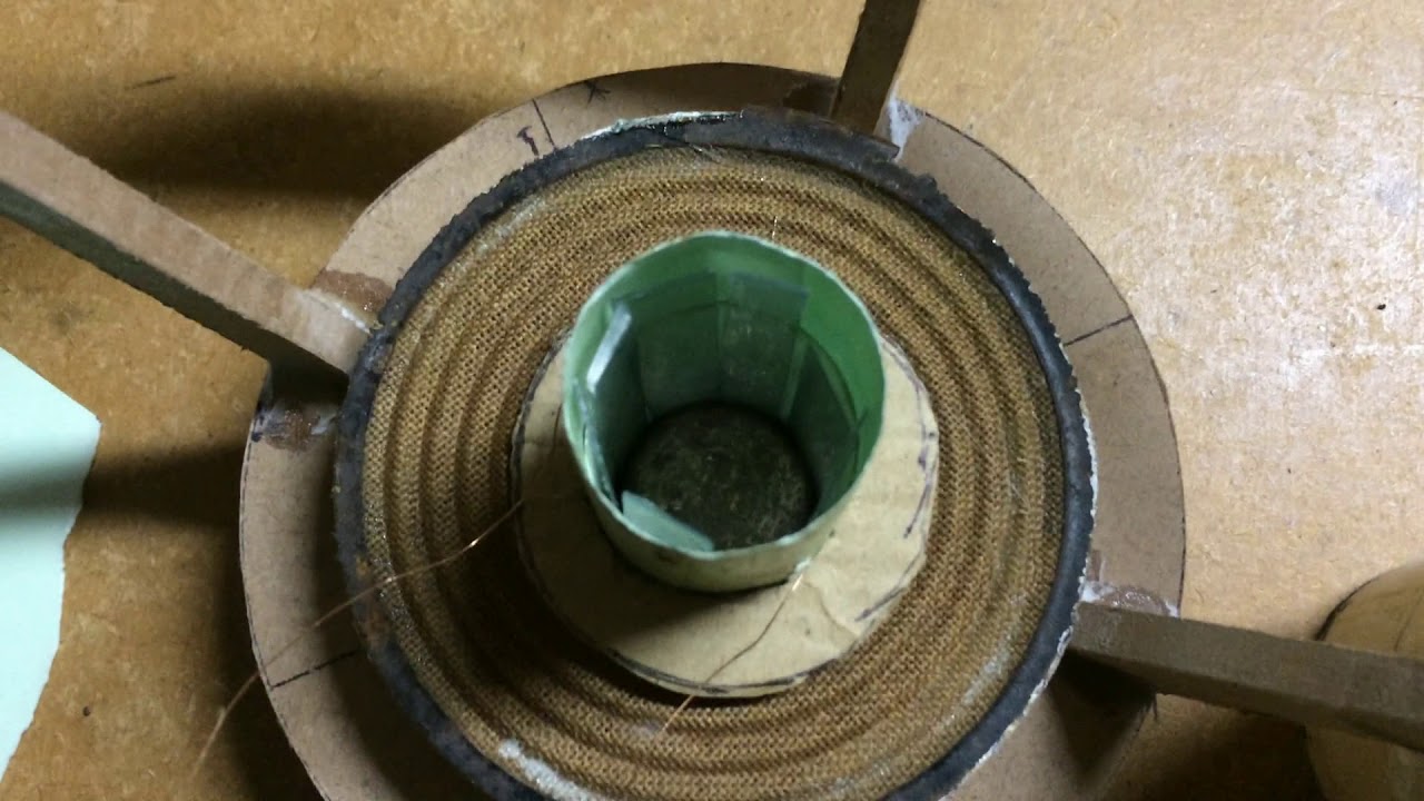 Alto falante caseiro 8 polegadas DIY Midbass/ Homemade speaker 8 inch
